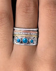 Bohemian Sapphire Meditation Ring