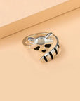 Adjustable Raccoon Ring in 925 Sterling Silver
