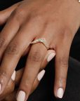 Summer Bloom Leaf Ring