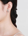 925 Sterling Silver Snake Earrings