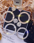 Zirconia Earrings in Gold and Silver