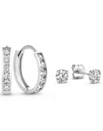 Dara Brillane Stone Earrings Set | Gold