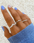 Zirconia Crown Ring