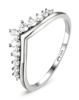 Zirconia Crown Ring