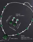 Daphira Verelune Jewelry Set | White Gold