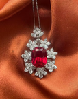 Ruby Gala Pendant Necklace