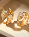 Golden Wave Earrings