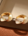 Golden Wave Earrings