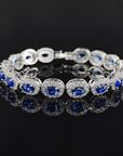 Sapphire Oval Bracelet
