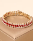 Ruby Lattice Bracelet