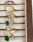 Gemstone Stackable Ring Set