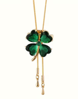 Emerald Clover Necklace