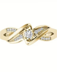 Golden Knot Promise Ring