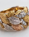Golden Leaf Ring