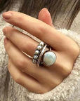 Vintage Pearl Statement Ring