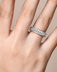 Zirconia Trail Gold Ring