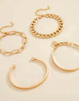Elan Mercer Bracelet Set | Gold