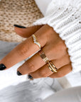 Zirconia Crown Ring