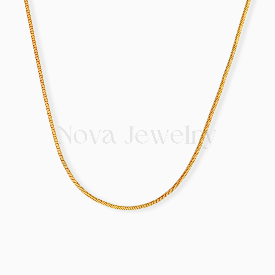 Gold Snake Chain Necklace