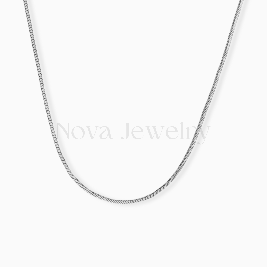 Silver Snake Chain Necklace