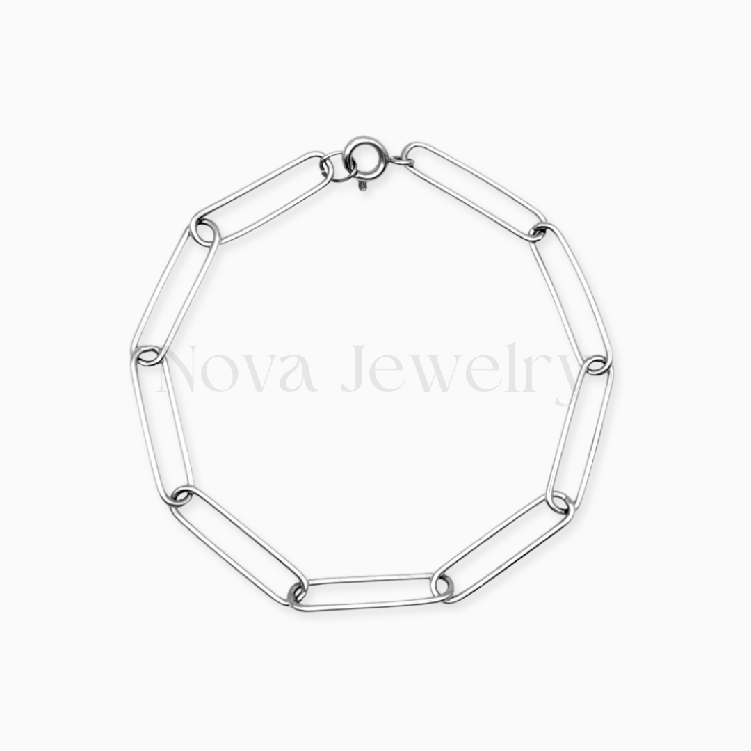 Silver Link Chain Bracelet