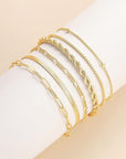 Isabella Vernetta bracelet set | Gold