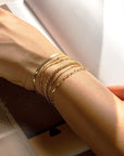 Isabella Vernetta bracelet set | Gold