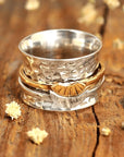 Sun and Moon Spinner Ring