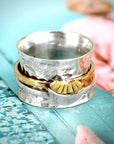 Sun and Moon Spinner Ring