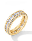 Zirconia Trail Gold Ring