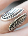 Adjustable Angel Ring in 925 Sterling Silver
