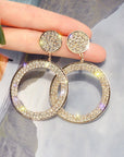 Zirconia Earrings in Gold and Silver