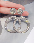 Zirconia Earrings in Gold and Silver