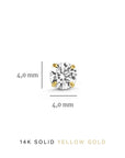 Dara Brillane Stone Earrings Set | Gold