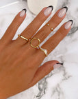 Zirconia Crown Ring