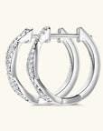 Zirconia Gold Braided Earrings