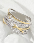 Intertwined Brilliance Ring