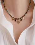 Celestial Charm Beaded Necklace