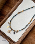 Celestial Charm Beaded Necklace