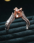 Rose Bloom Twist Ring