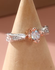 Rose Bloom Twist Ring