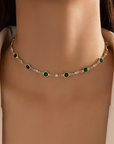 Verdant Dots Necklace