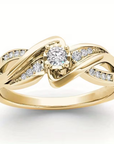 Golden Knot Promise Ring