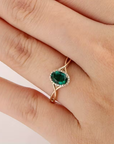 Evergreen Twist Ring