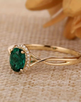 Evergreen Twist Ring