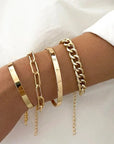 Elan Mercer Bracelet Set | Gold