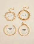 Elan Mercer Bracelet Set | White Gold