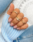 Zirconia Crown Ring