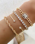 Domitia Calvina Bracelet Set | Gold